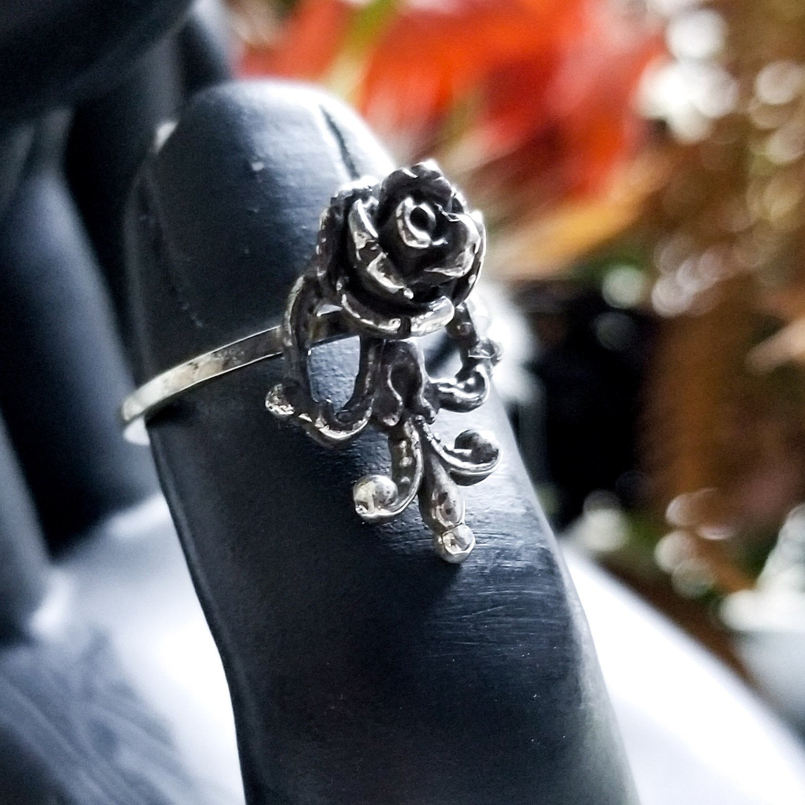 Victorian Rose and Lace Ring - Inchoo Bijoux