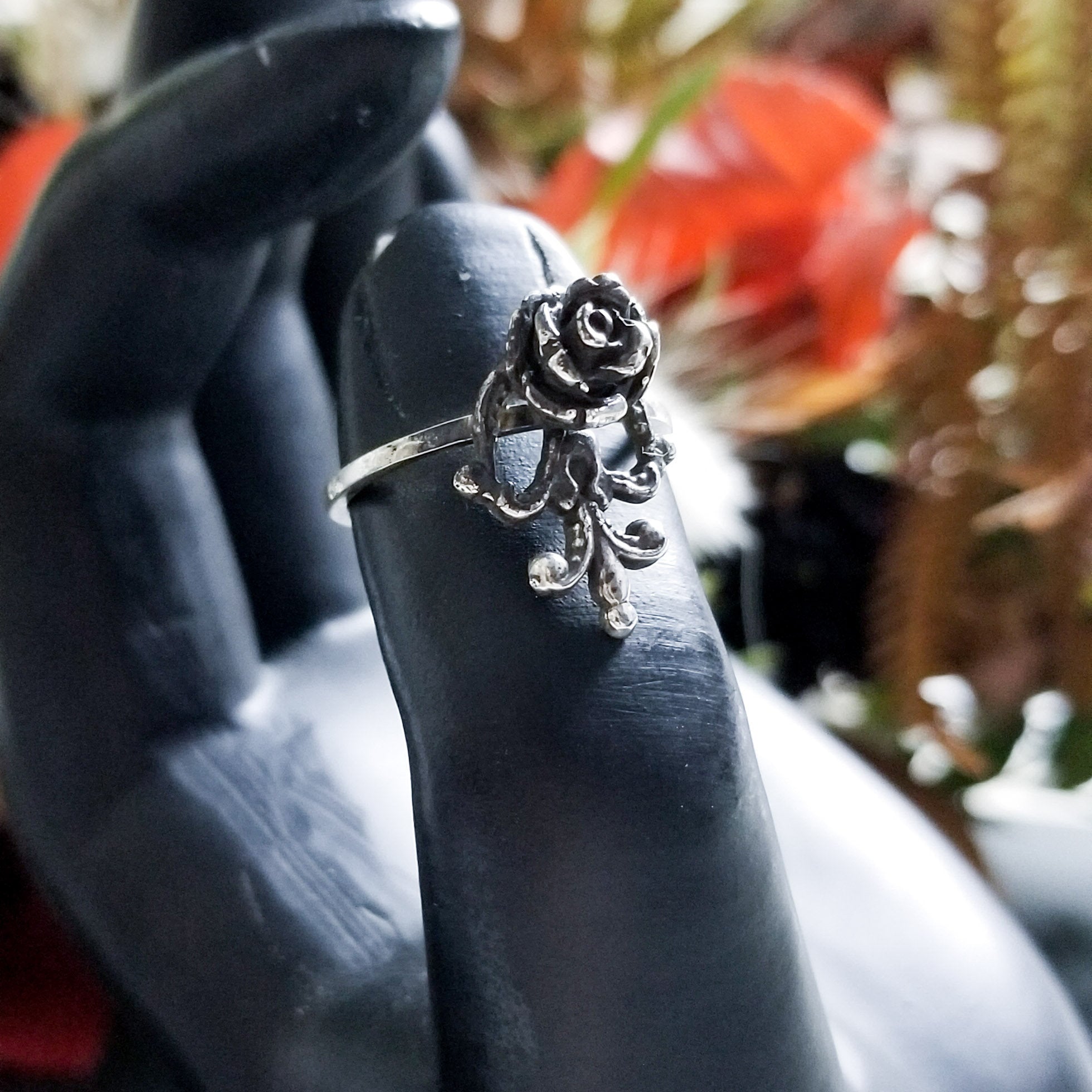 Victorian Rose and Lace Ring-Ring-Inchoo Bijoux-Inchoo Bijoux