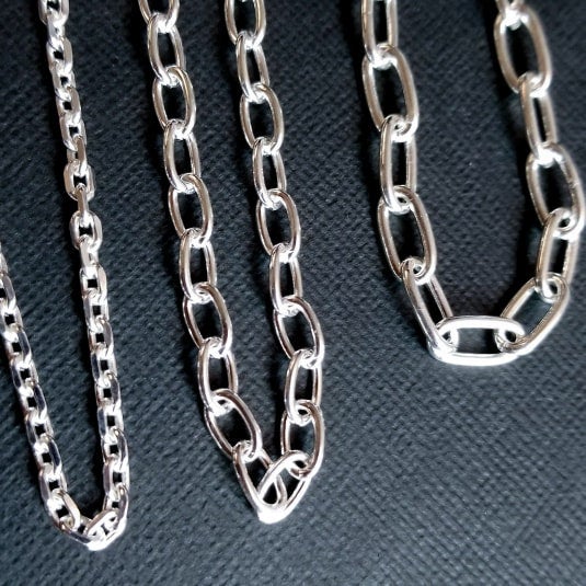 Massive Sterling Silver 6mm Cable Chain - Inchoo Bijoux