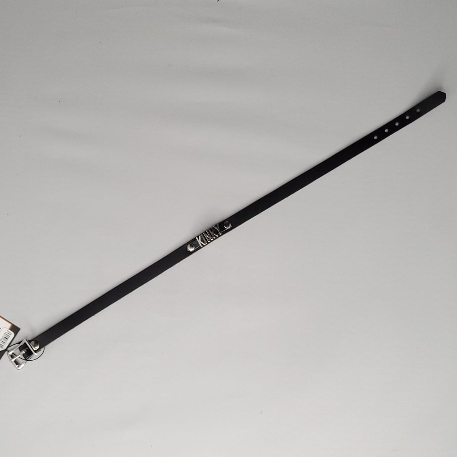 Choker - word no spike - kinky - FLCK800 Large- Thin kinky LARGE