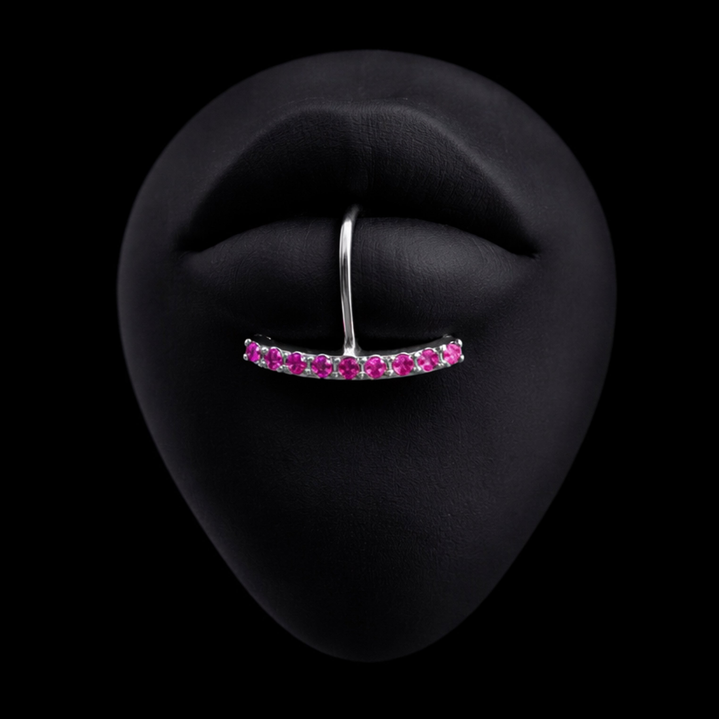Ruby Red Fake Lip Piercing - Inchoo Bijoux