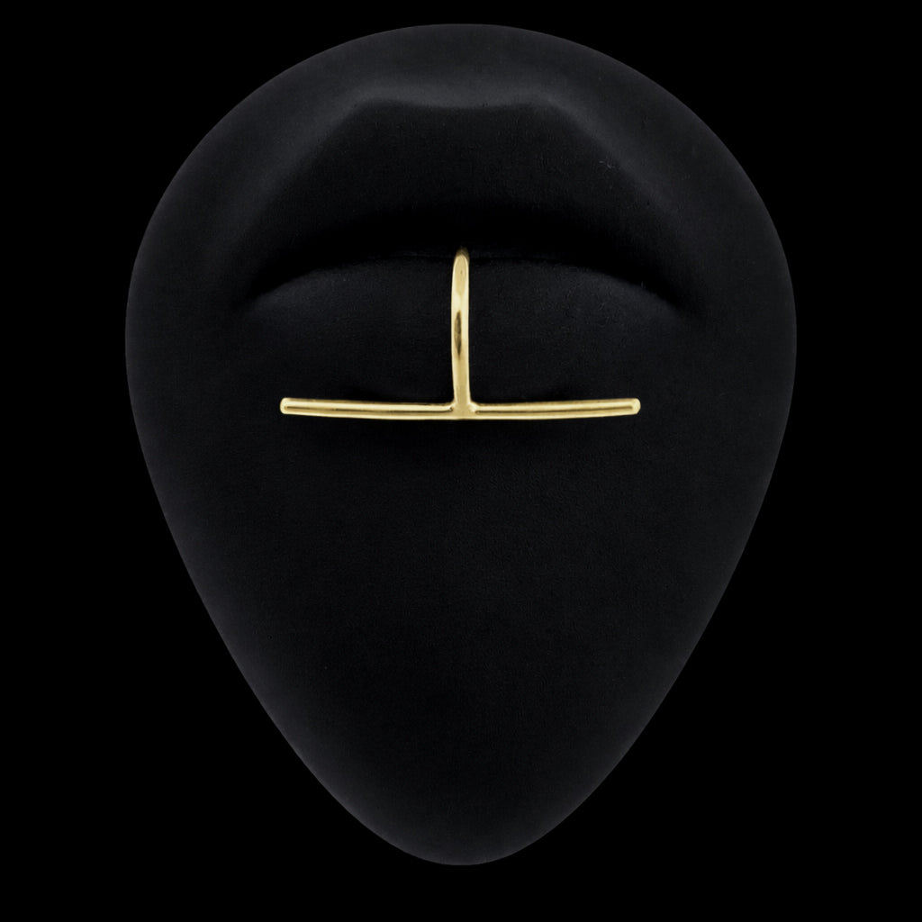 Bar Fake Lip Ring - Gold Options - Inchoo Bijoux