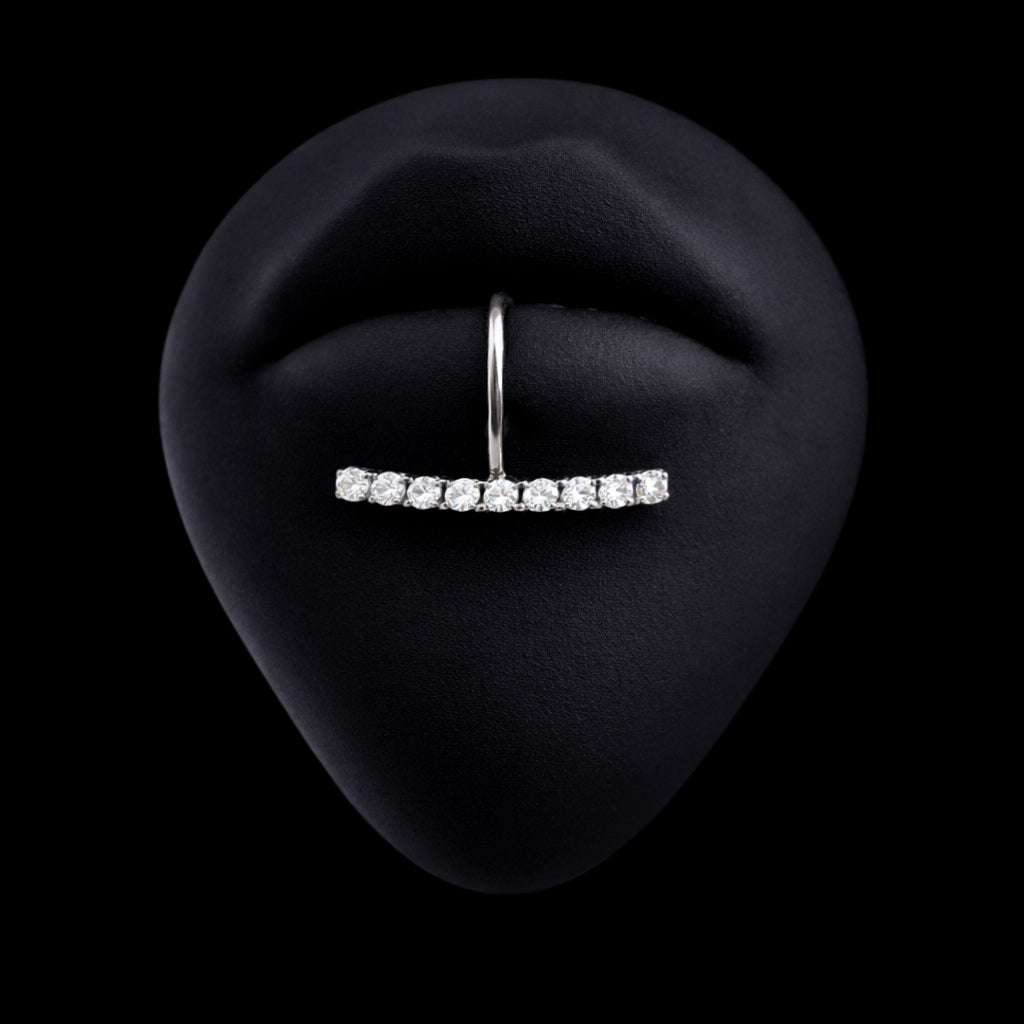 Diamond Fake Lip Piercing - Inchoo Bijoux