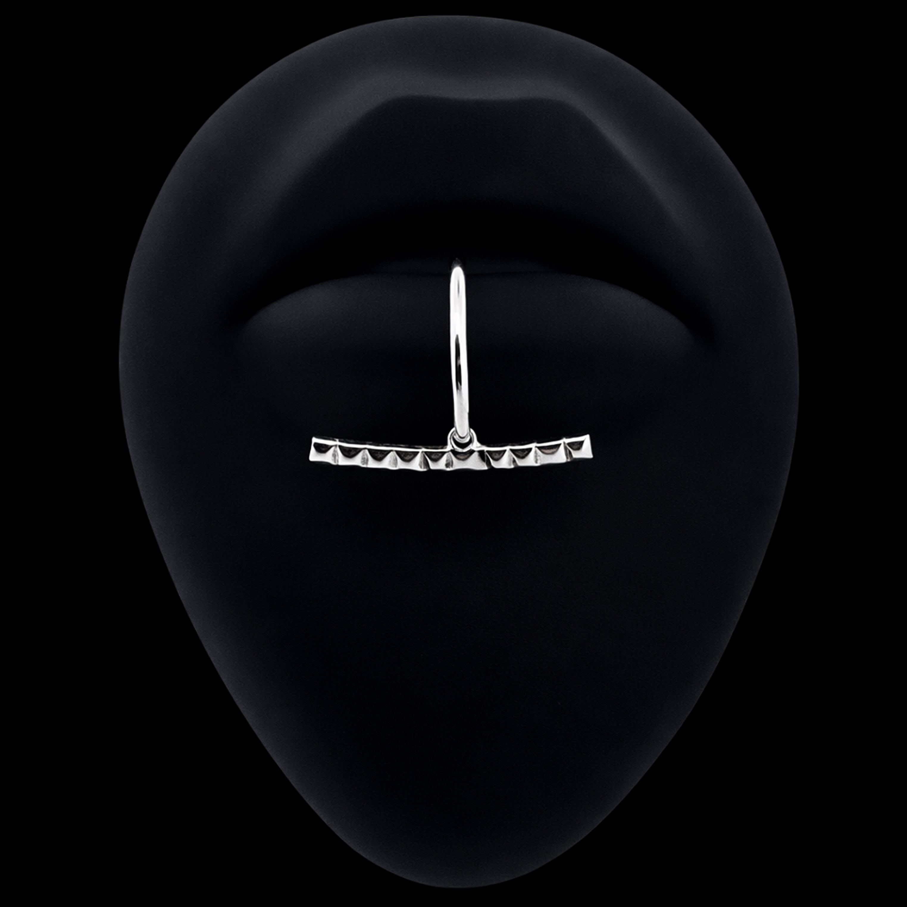 Studded Bar Fake Lip Ring - Inchoo Bijoux