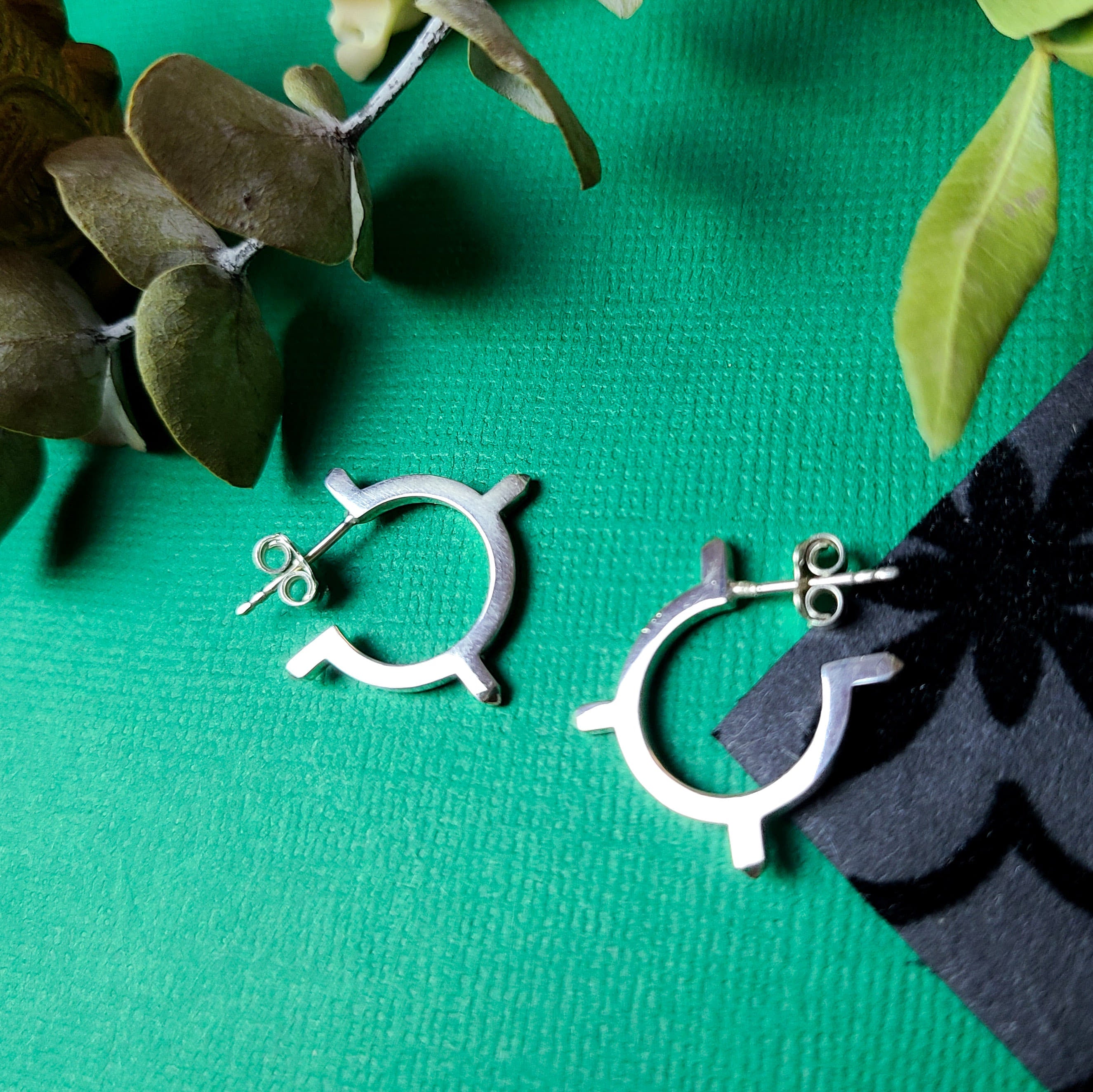 Small Celestial Hoop Earrings - Inchoo Bijoux
