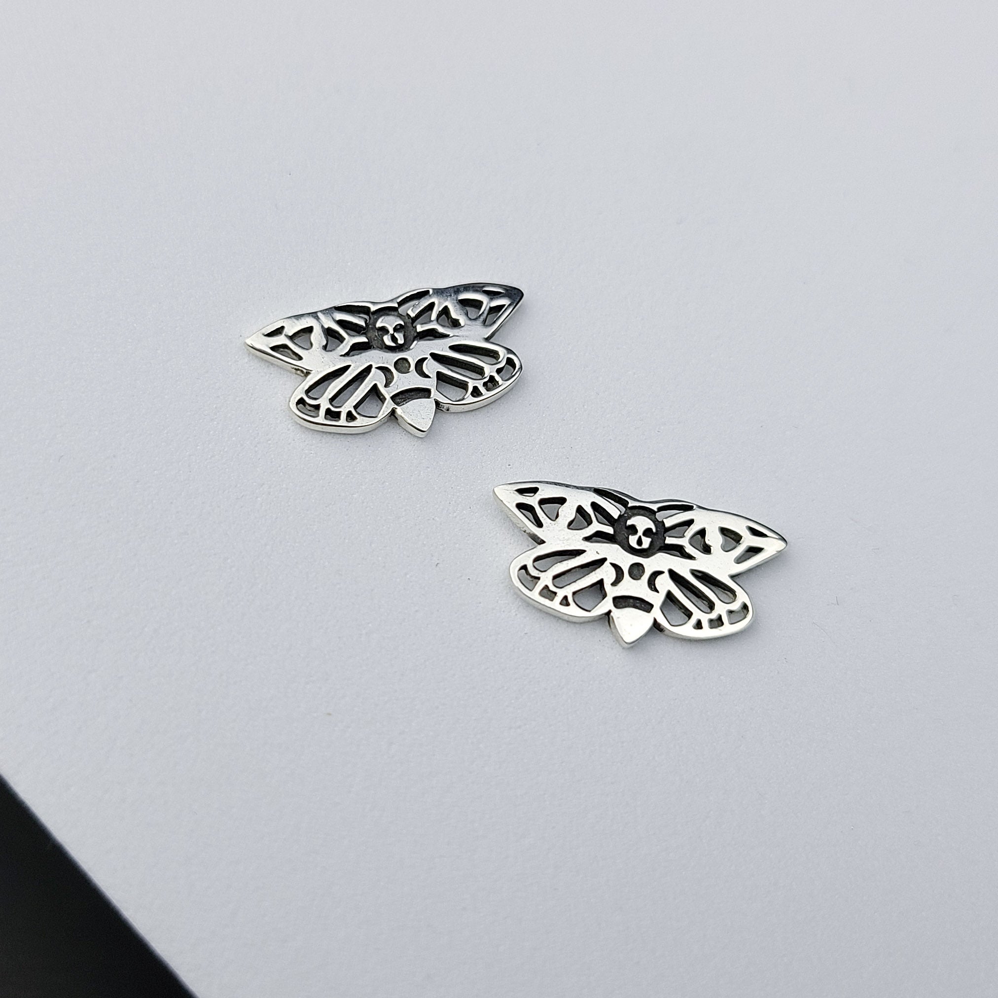 Small Moth Earrings