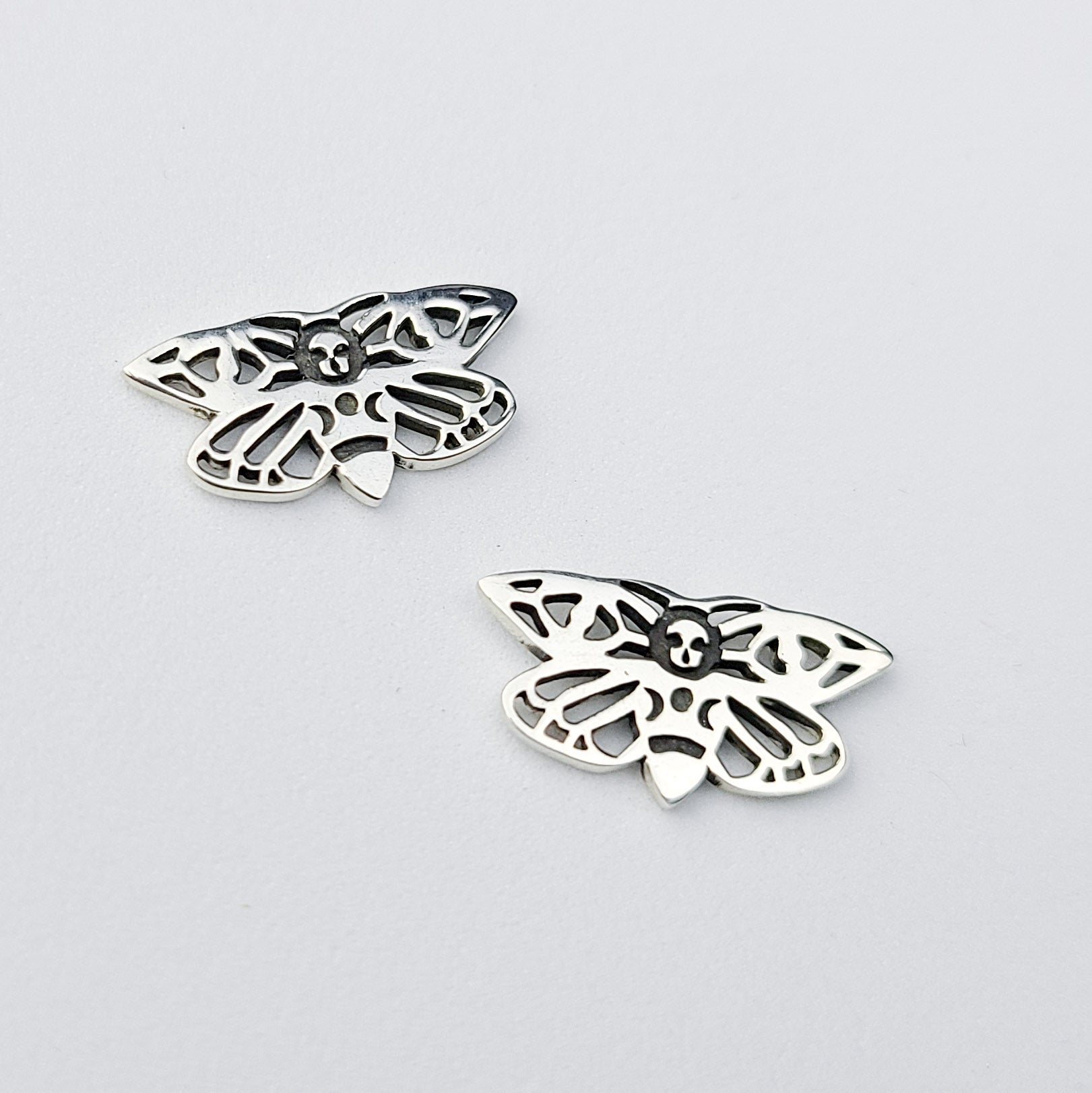Small Moth Earrings