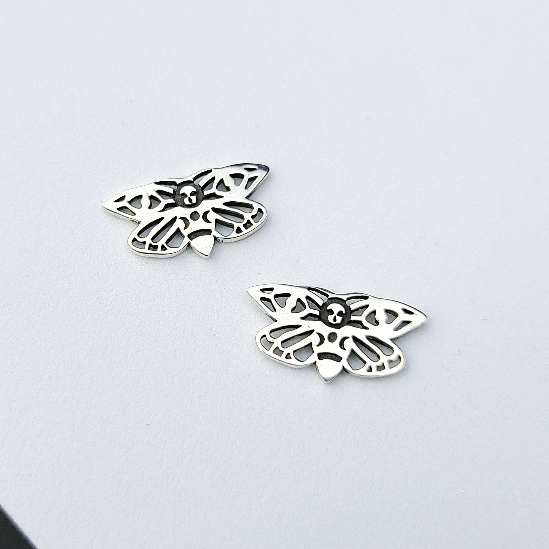 Small Moth Earrings