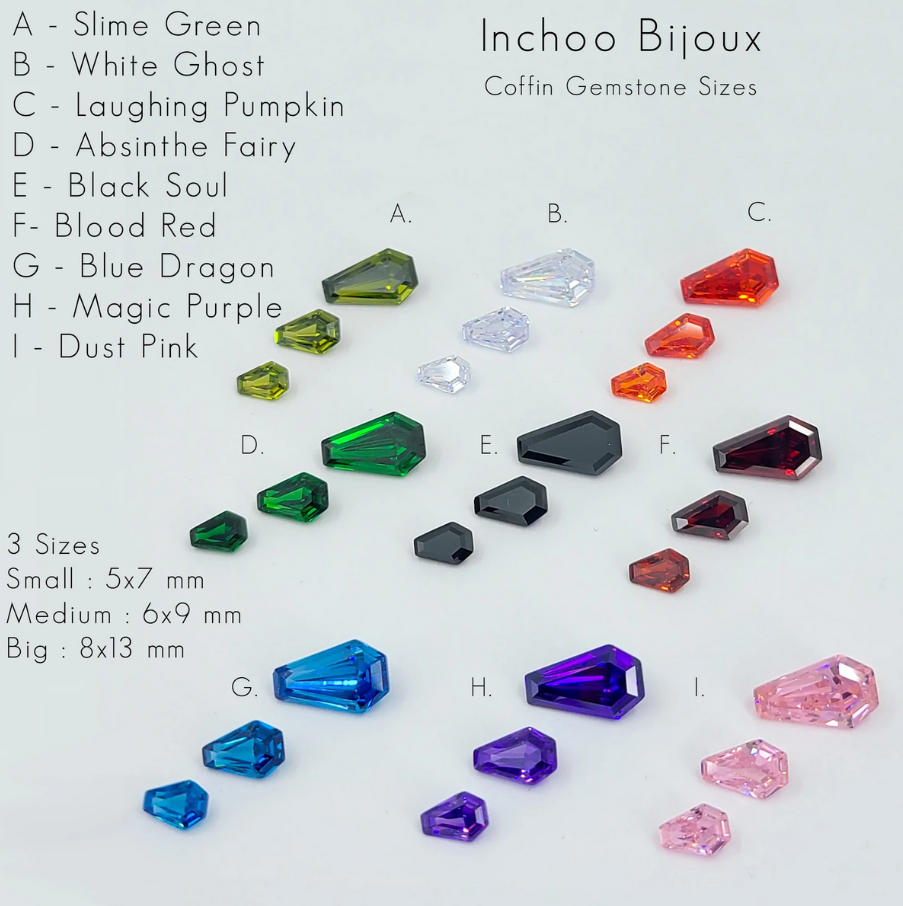 Big Purple Amethyst Coffin Ring - Inchoo Bijoux