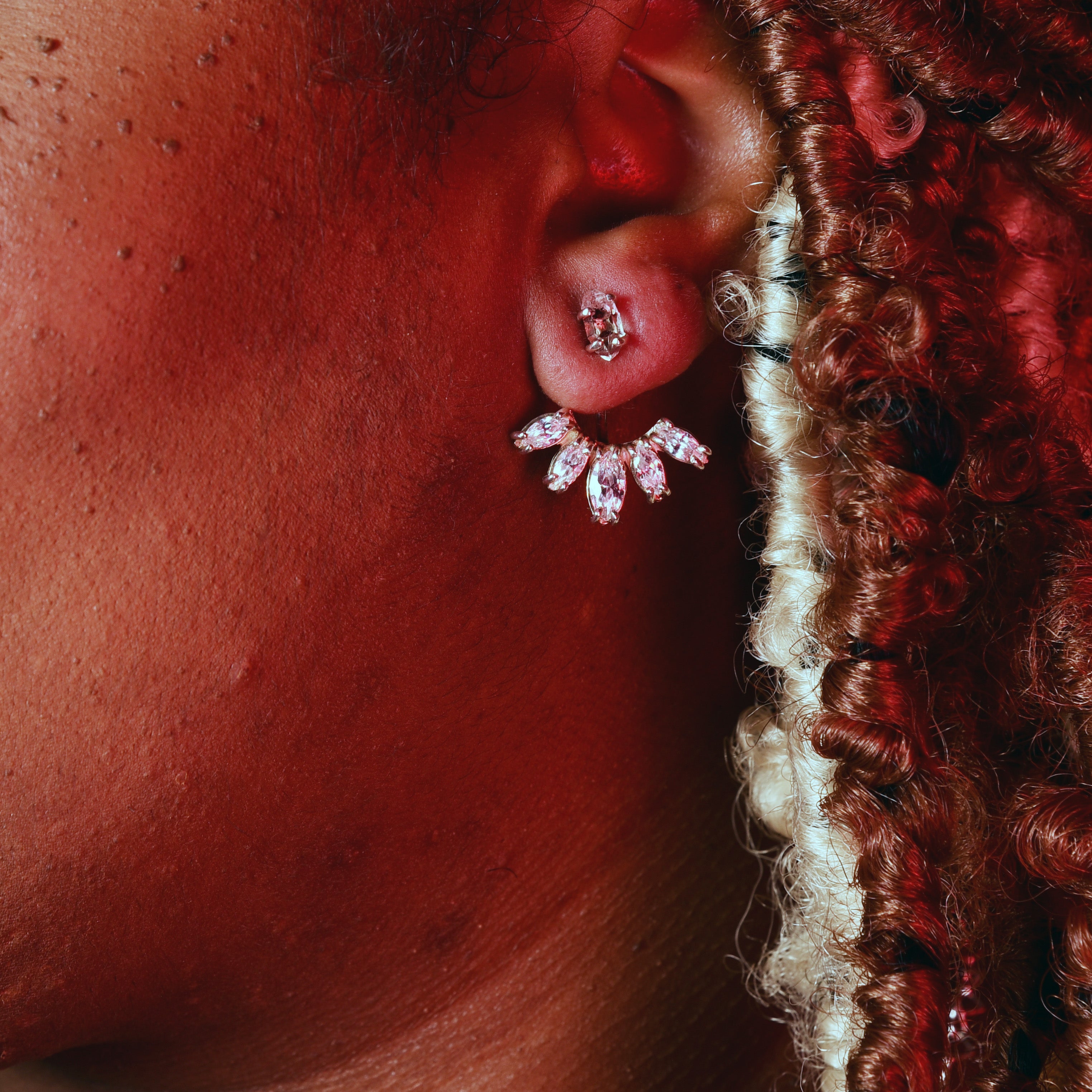 Beautiful Sparkling Ear Jackets