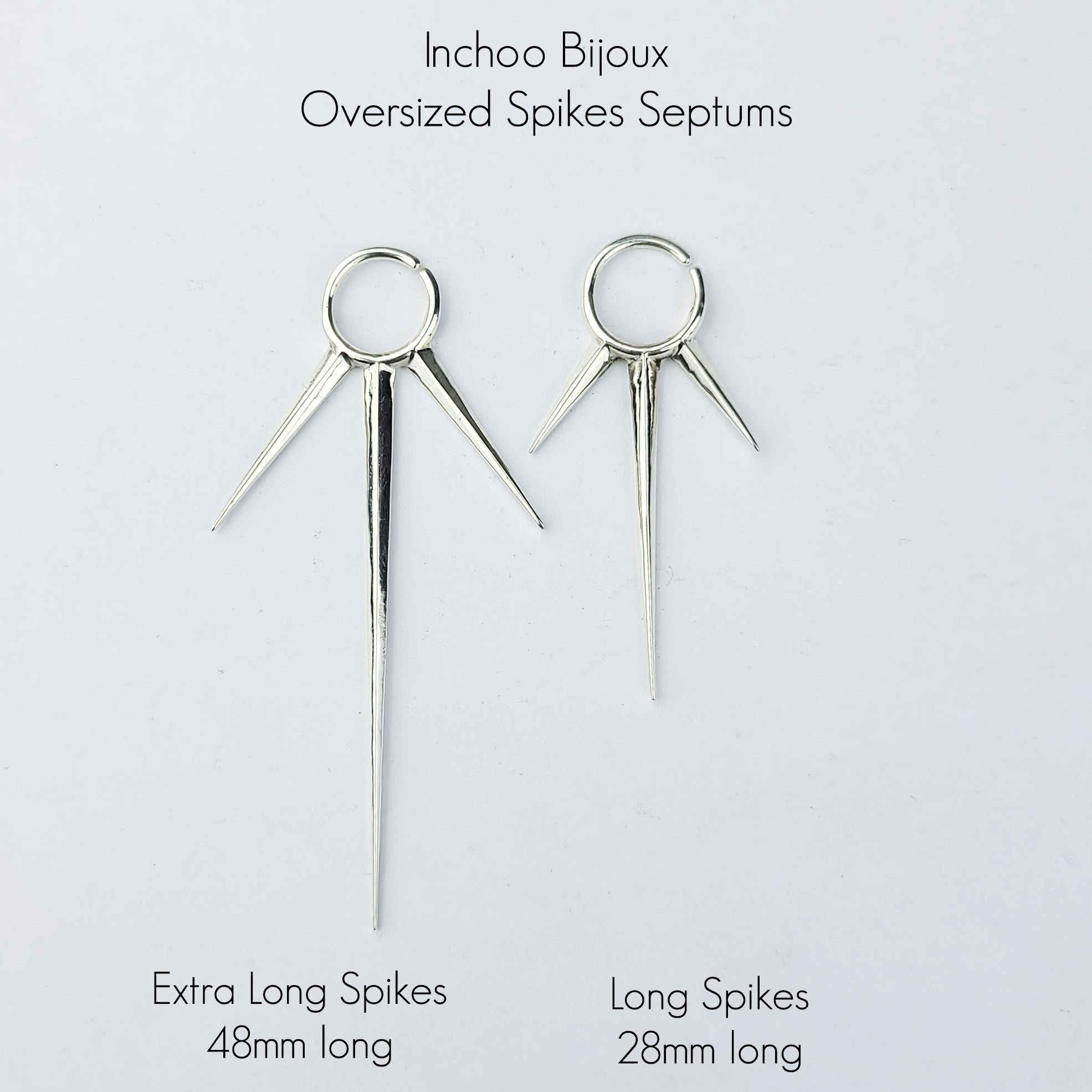 Long Spike Septum Piercing - Inchoo Bijoux