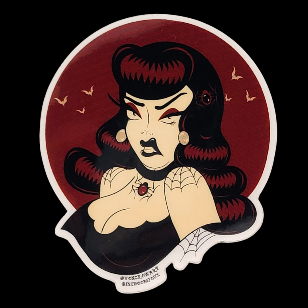 Katherine Pin Up Sticker