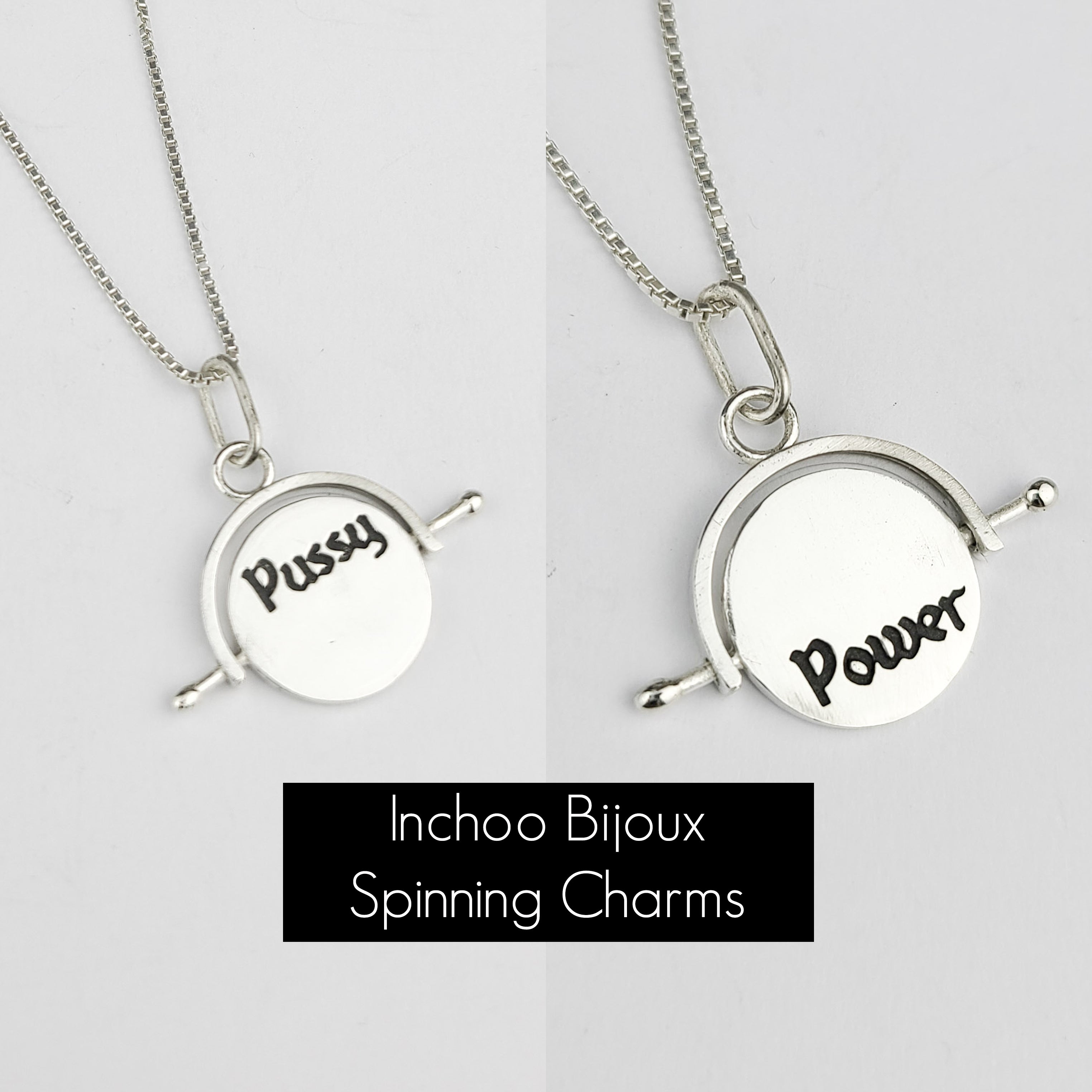 Pussy Power Spinning Charm - Inchoo Bijoux