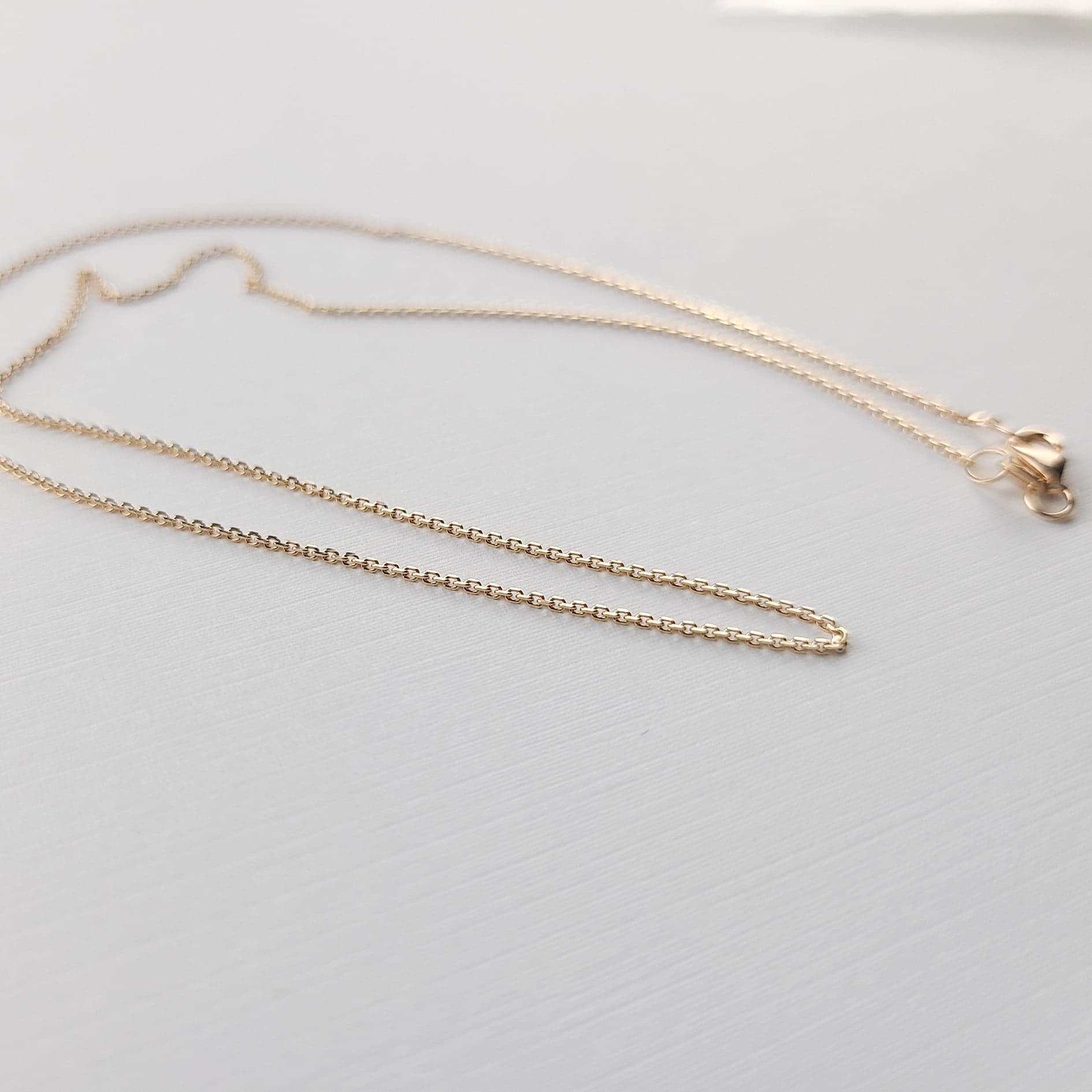 Rose Gold Chisel Cable Chain 10K - 14K