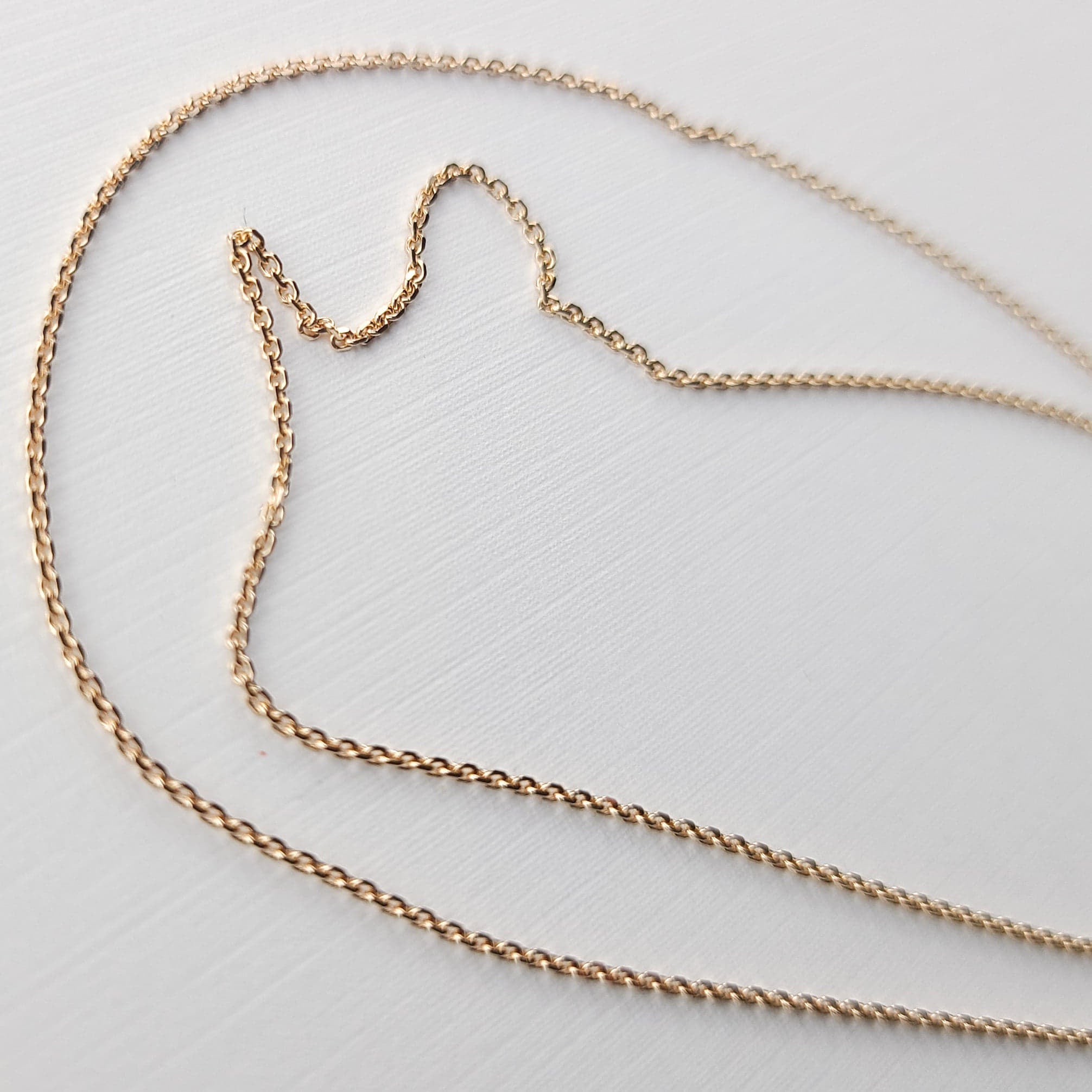Rose Gold Chisel Cable Chain 10K - 14K