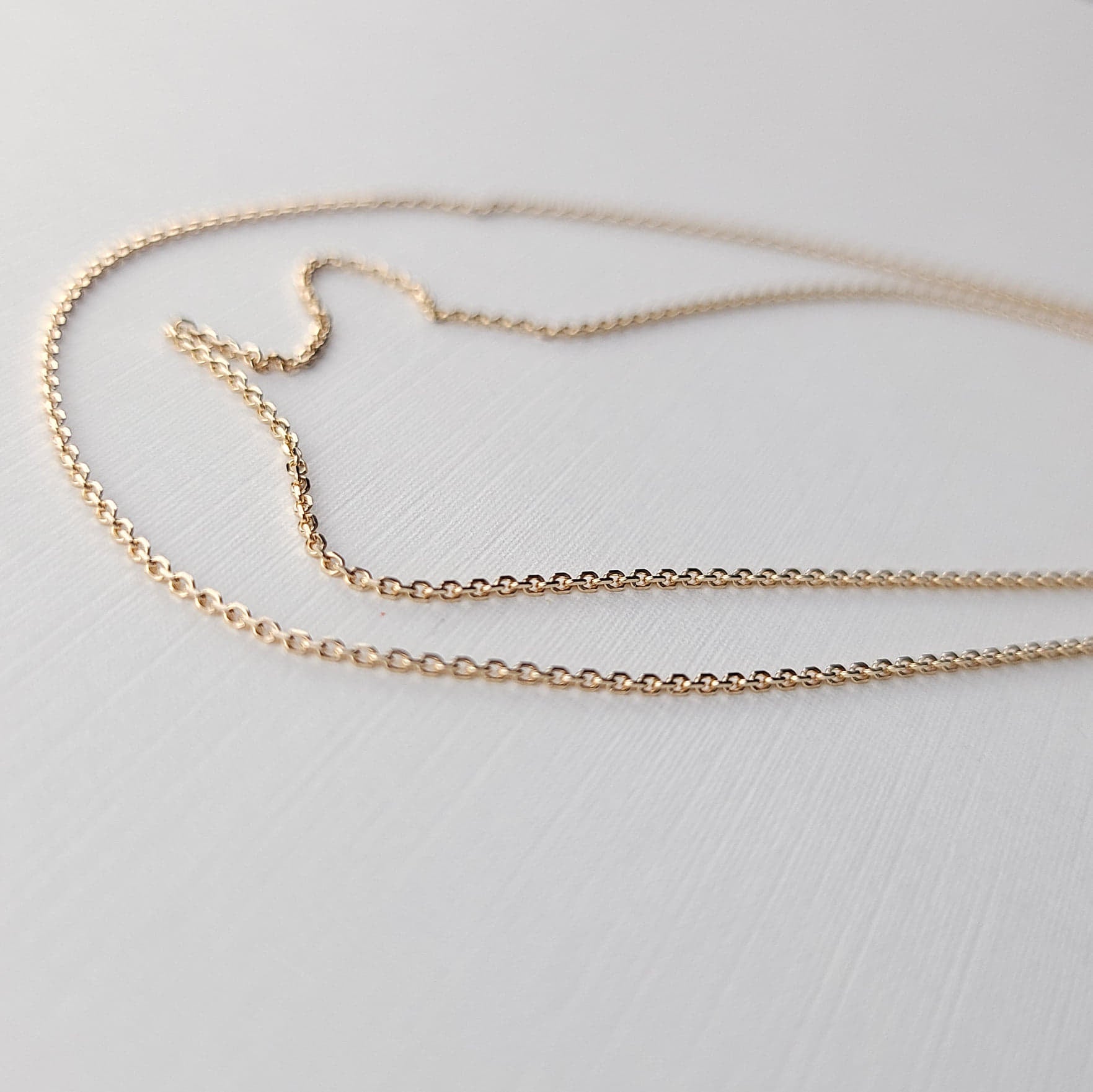 Rose Gold Chisel Cable Chain 10K - 14K