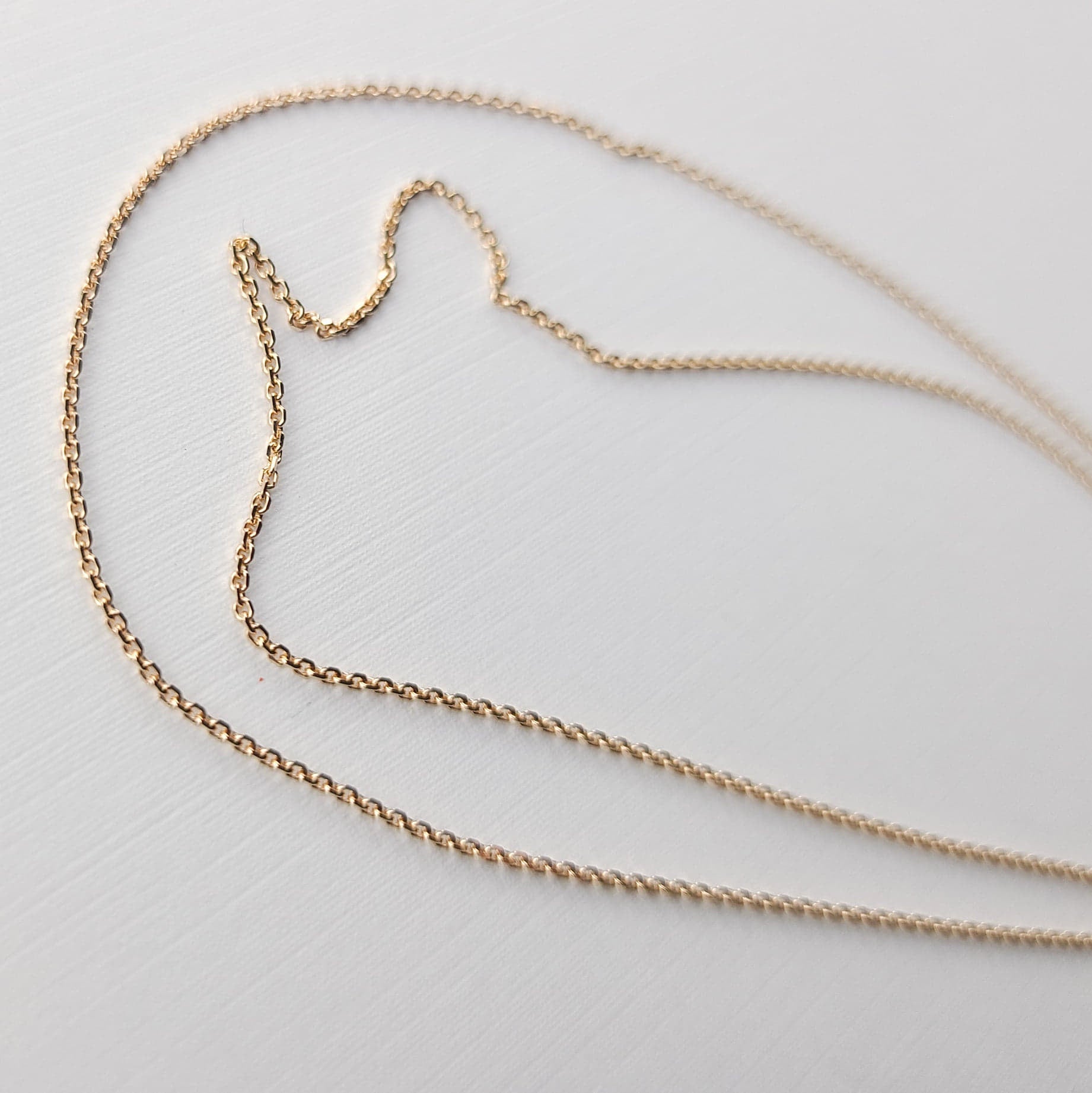 Rose Gold Chisel Cable Chain 10K - 14K