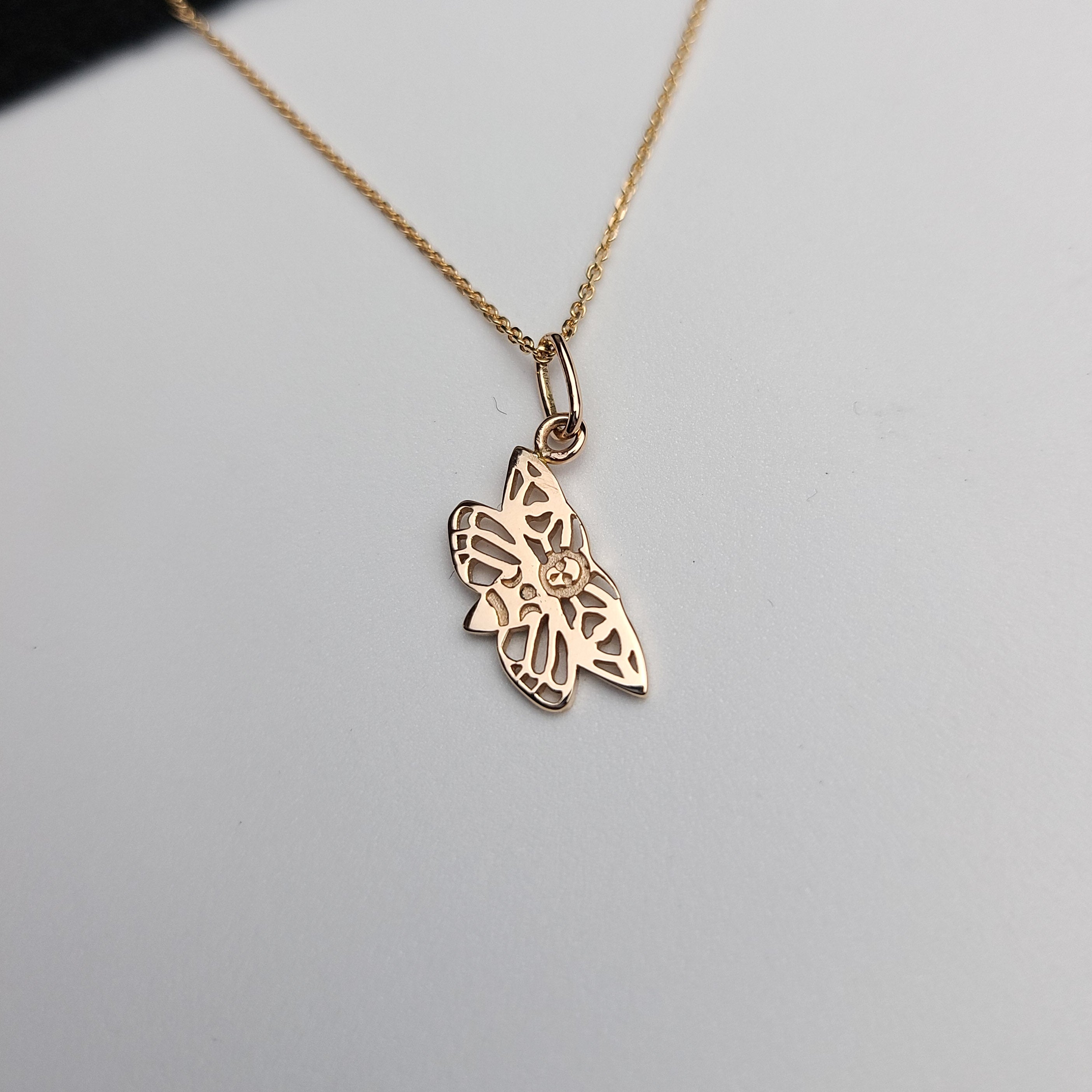 Deaths Head Moth Pendant - Gold Options