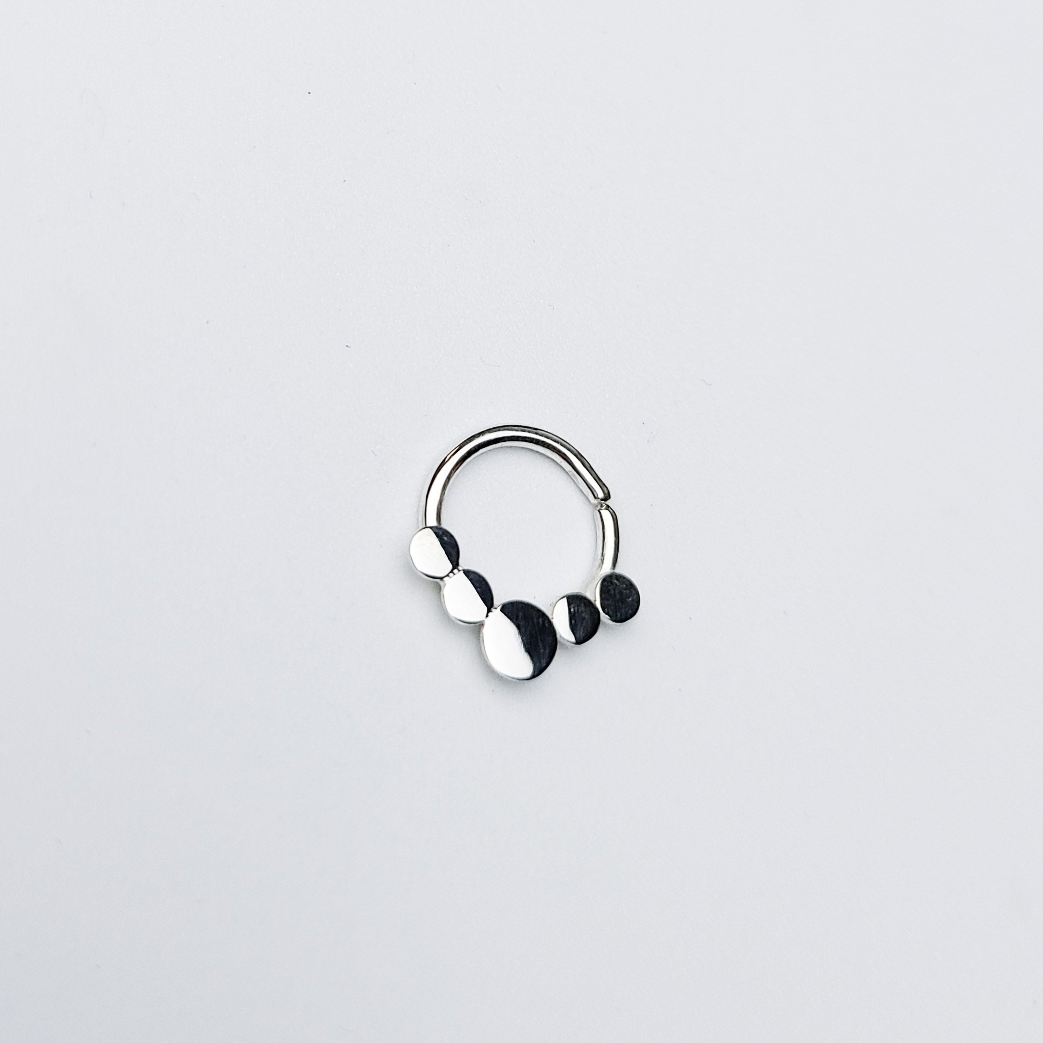5 Disc Boho Septum Ring