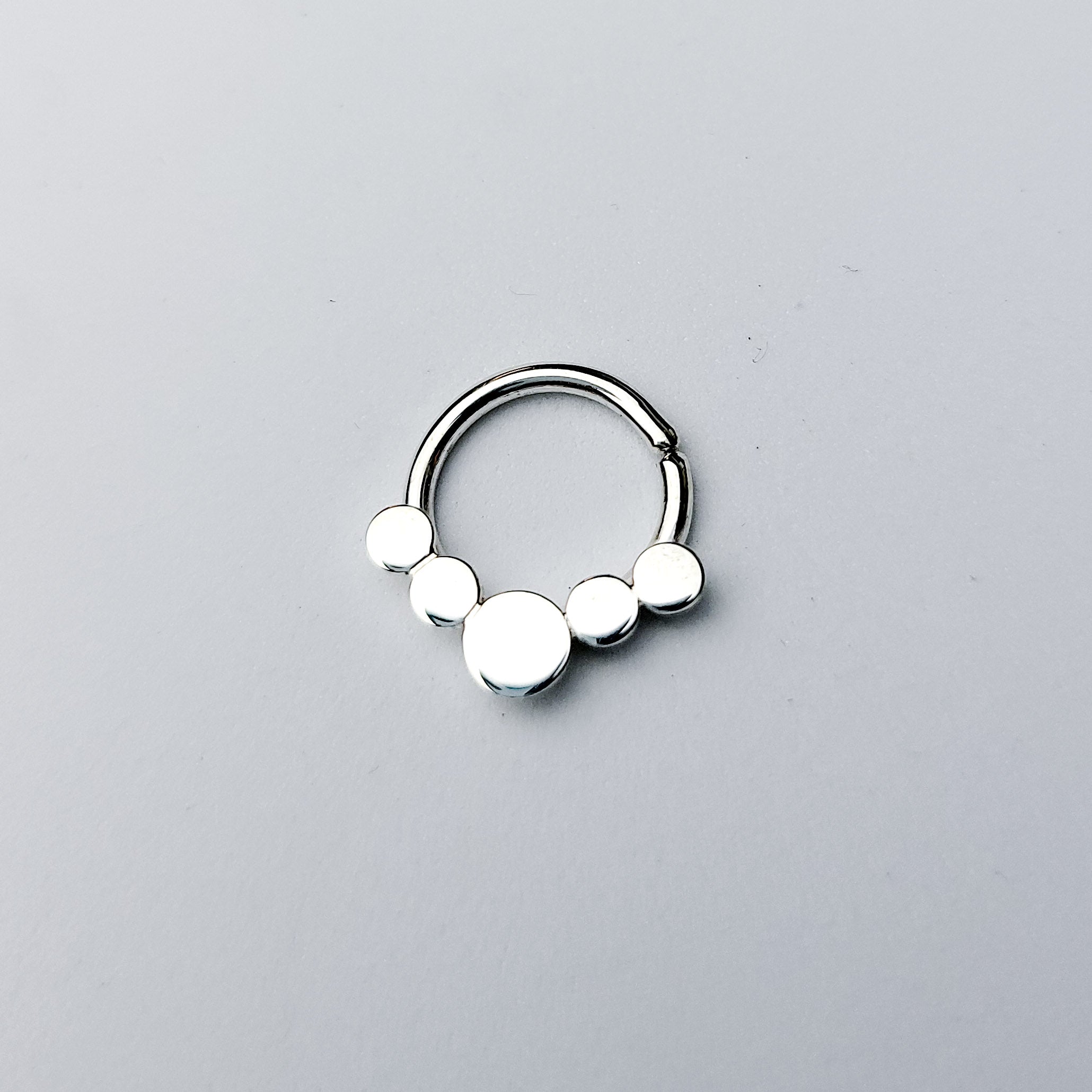 5 Disc Boho Septum Ring
