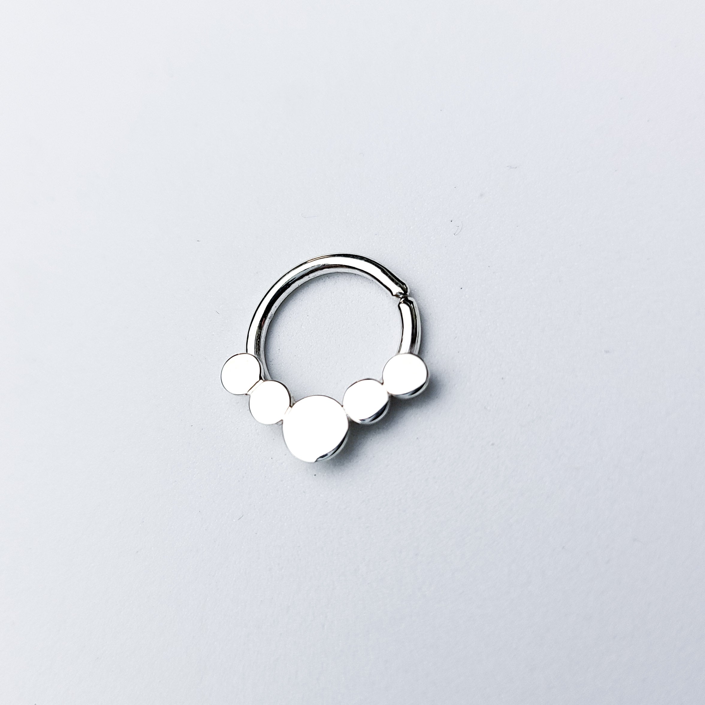 5 Disc Boho Septum Ring