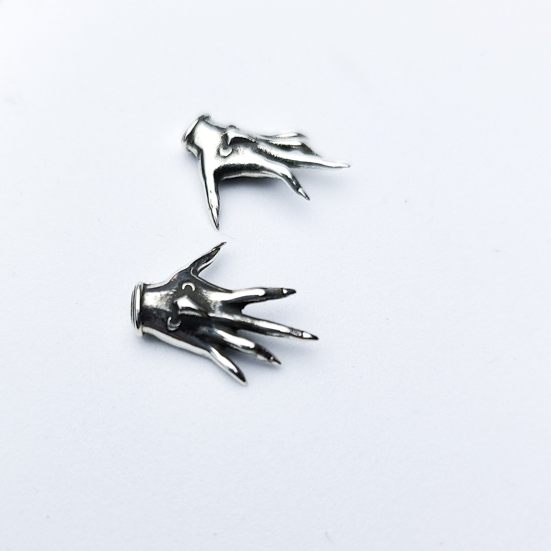Palmistry Hands Stud Post Earrings - Inchoo Bijoux