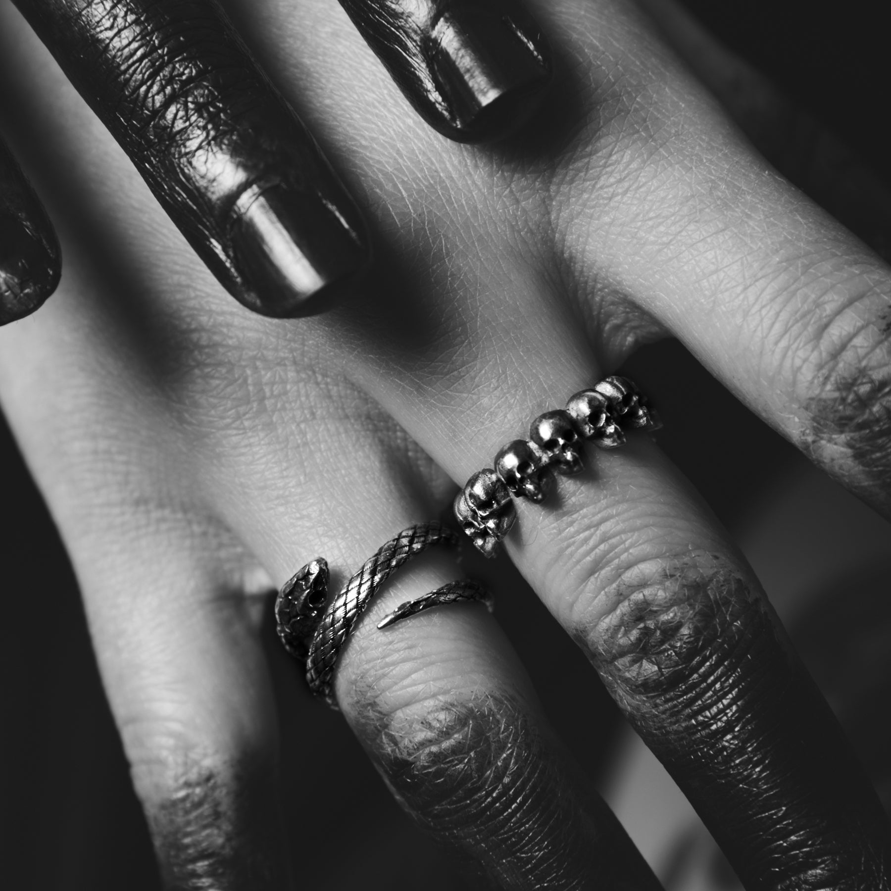 Silver Snake Ring-Ring-Inchoo Bijoux-Inchoo Bijoux