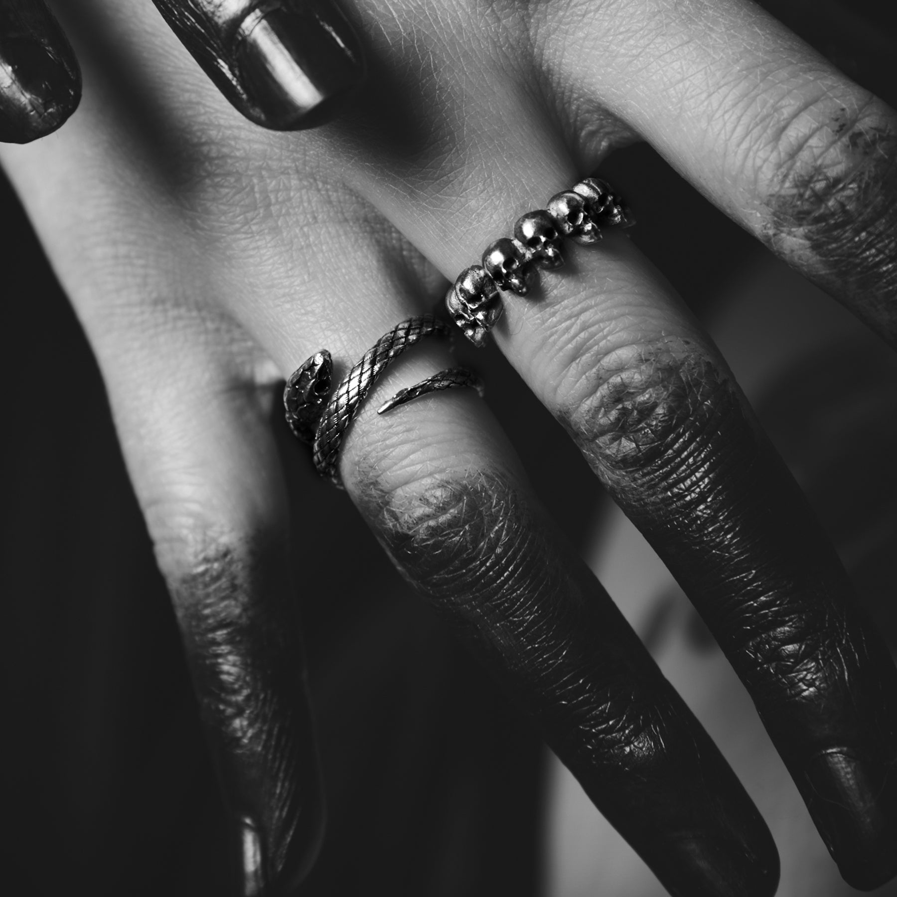Silver Snake Ring-Ring-Inchoo Bijoux-Inchoo Bijoux