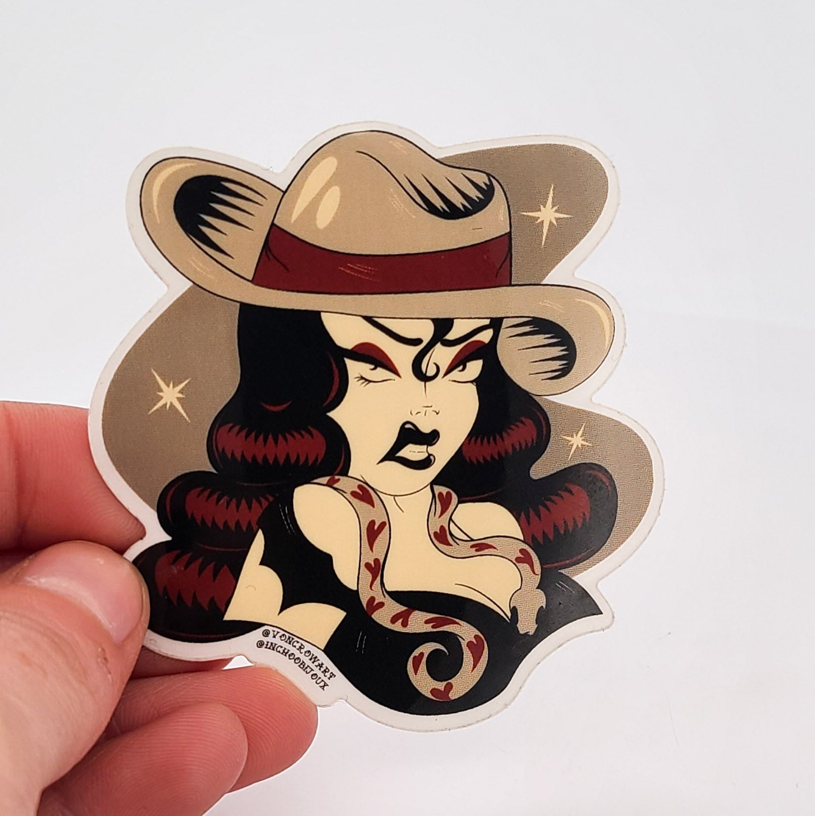 Jane Pin Up Sticker