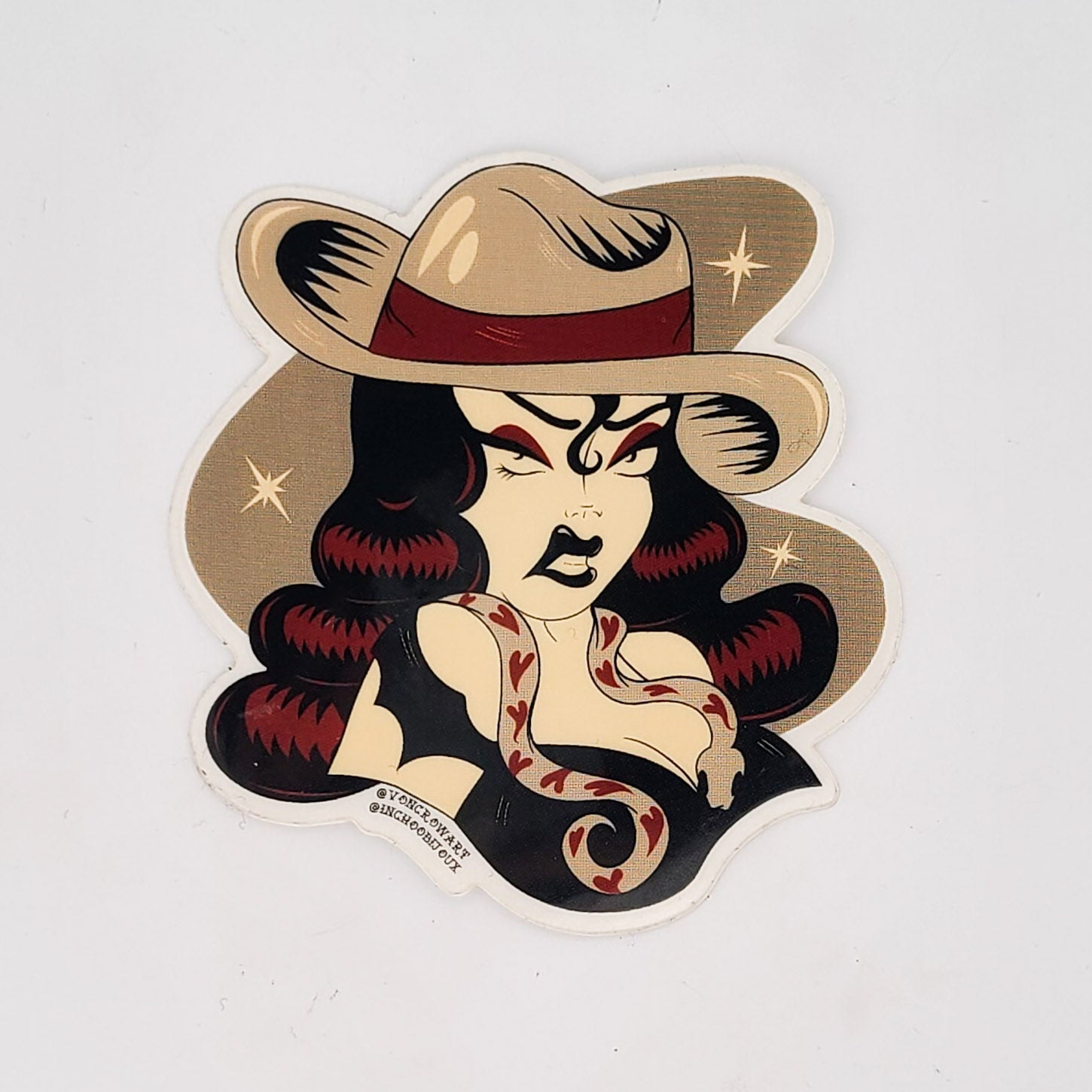 Jane Pin Up Sticker