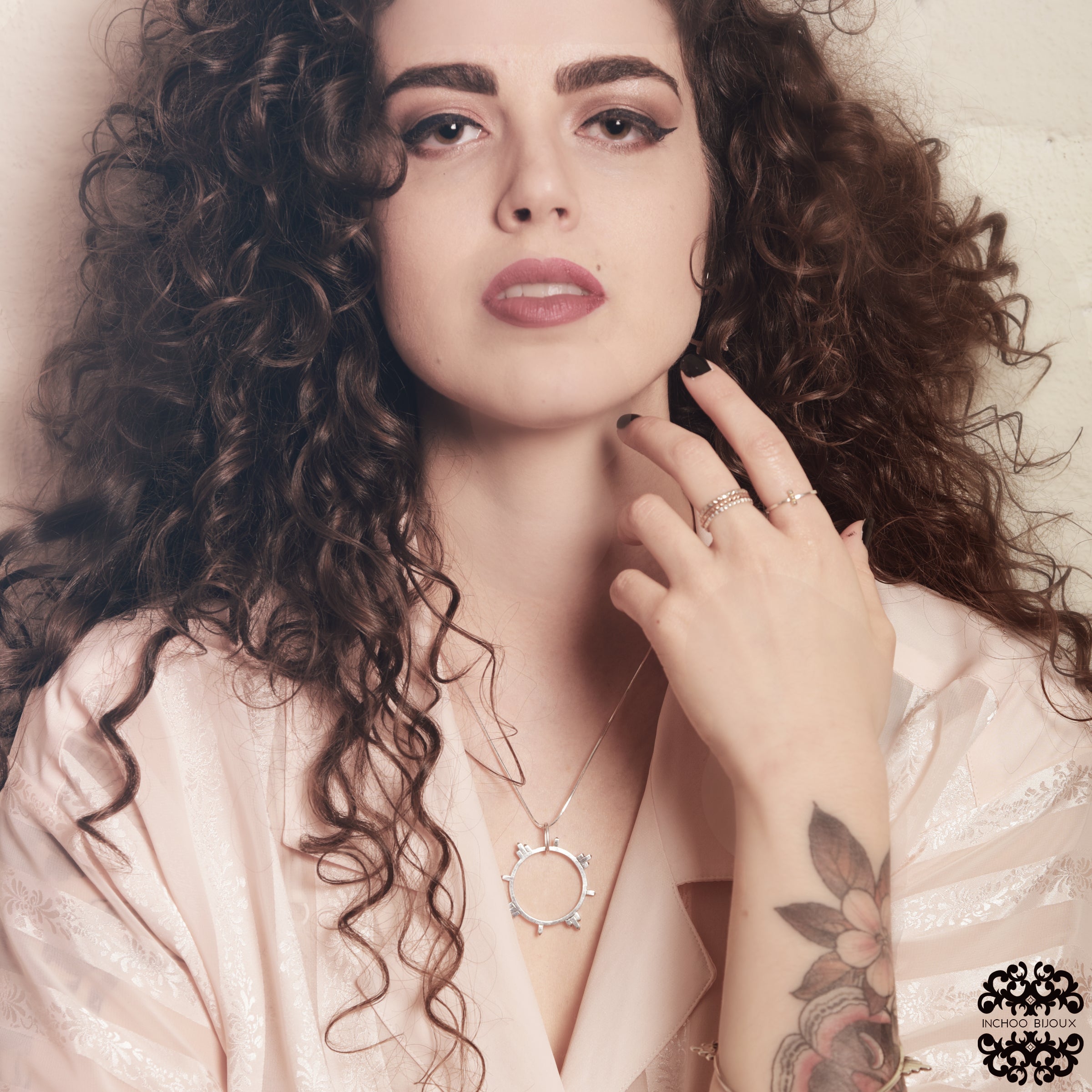 Celestial Hoop Pendant - Gold Options