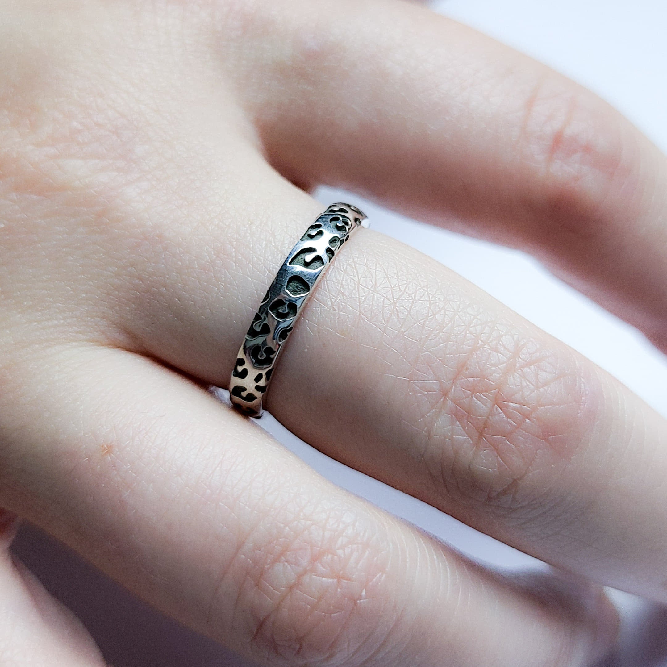 3mm Thin Leopard Print Ring-Ring-Inchoo Bijoux-Inchoo Bijoux