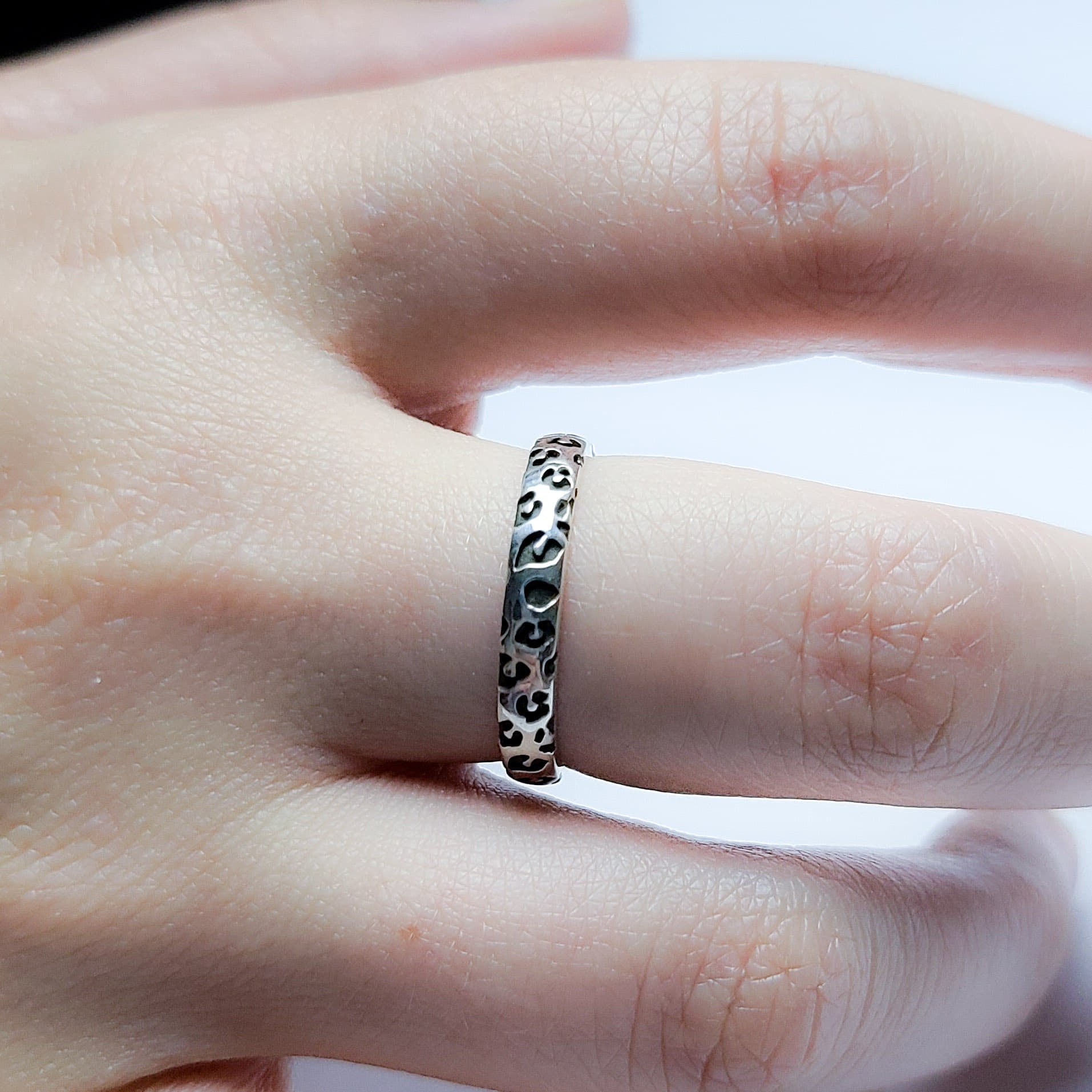 3mm Thin Leopard Print Ring-Ring-Inchoo Bijoux-Inchoo Bijoux