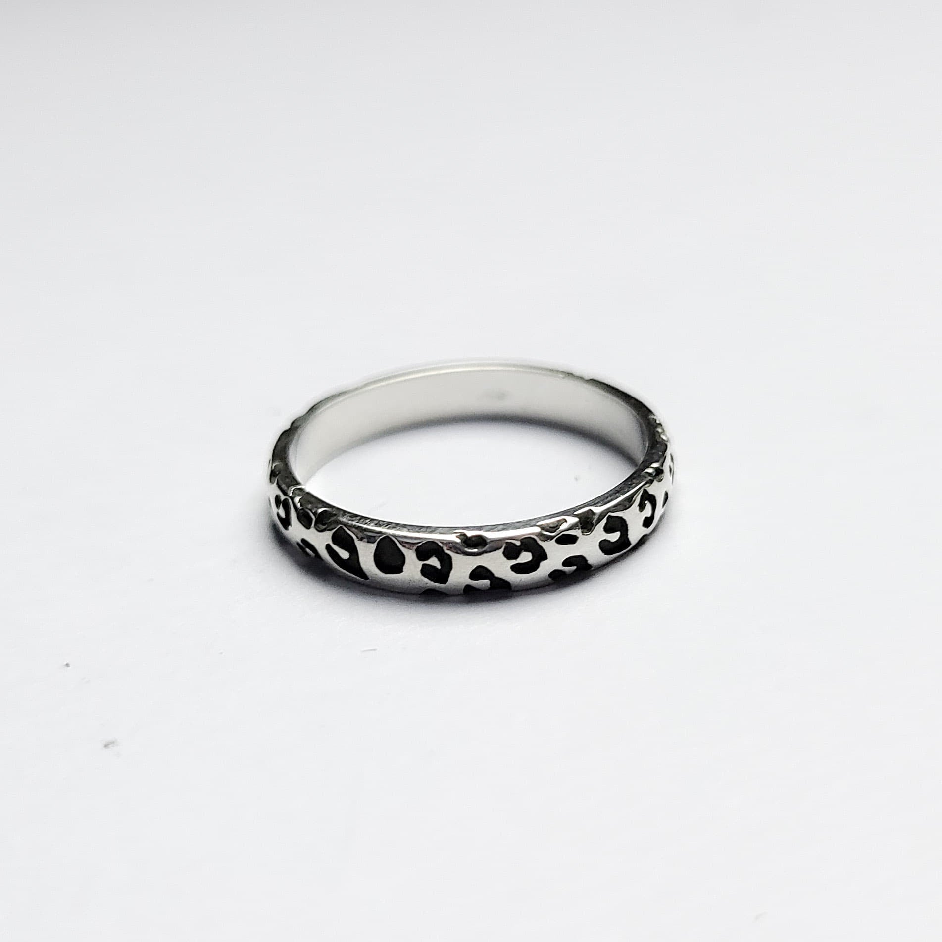 3mm Thin Leopard Print Ring-Ring-Inchoo Bijoux-Inchoo Bijoux